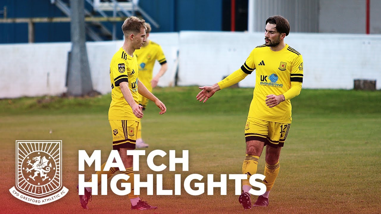 HIGHLIGHTS | Holywell Town 8-4 Gresford Athletic | 2025/26 JD Cymru North