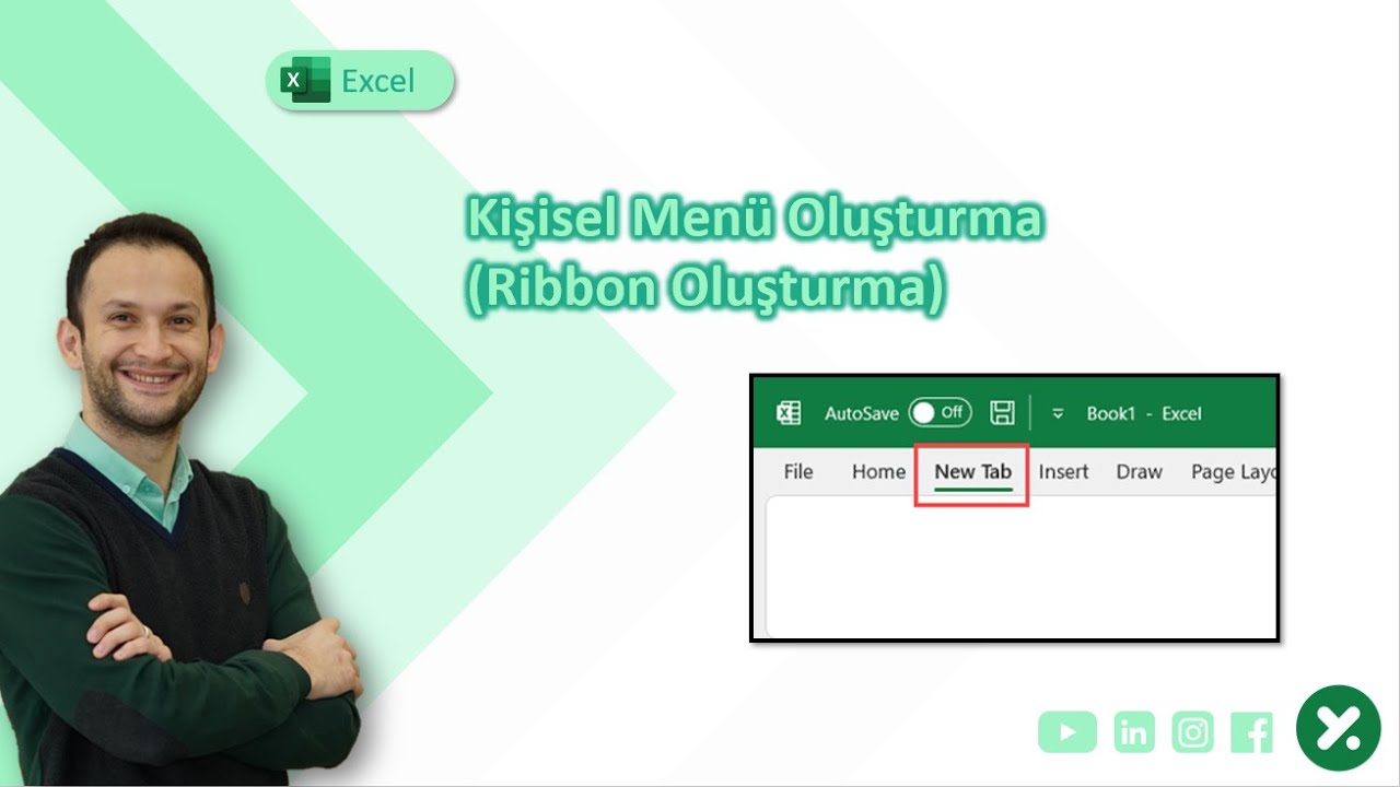 MS Excel - Kişisel Menü (Ribbon) Oluşturma