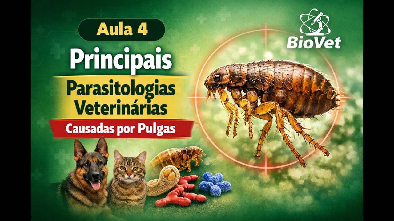 Principais Parasitologias Veterinárias  Causadas por Pulgas