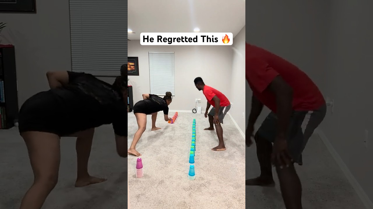 Cup Race Challenge - 🔥PART ONE!  #shorts #viralvideo #trendingnow