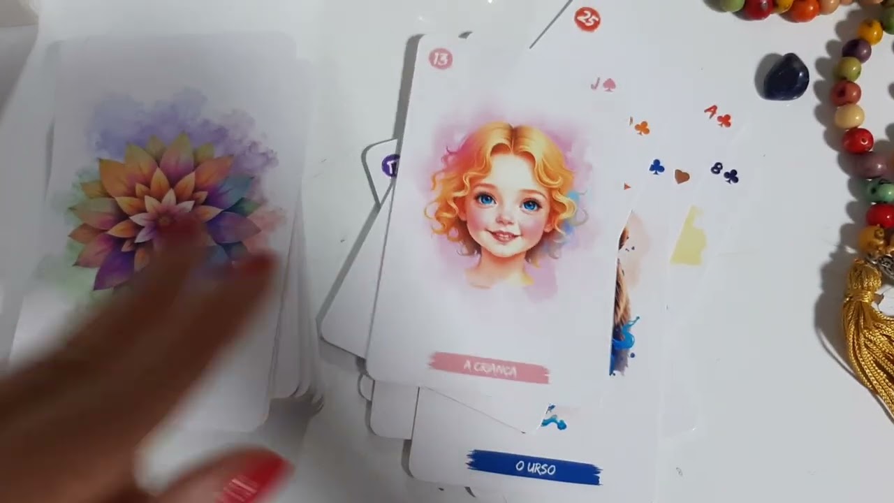 ASMR Tarot Lenormand | Oráculos Aquarela Lenormand – Cartas lindas e delicadas