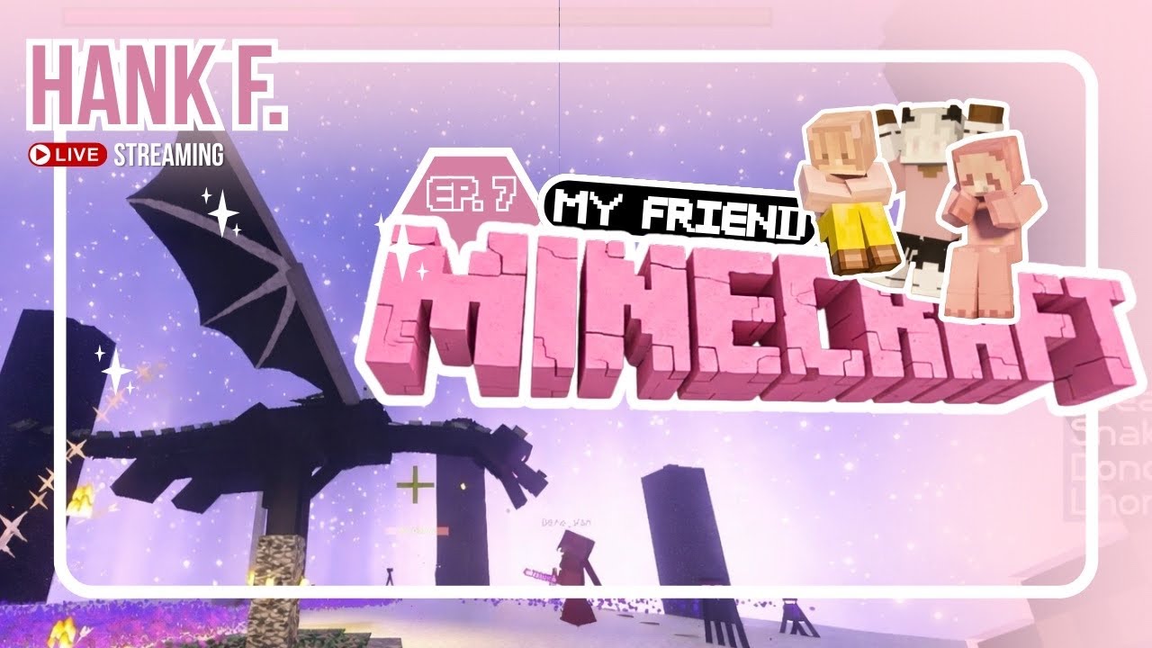 Minecraft no mod : Hank f. EP7. ตบมังกรเอ็นเดอร์