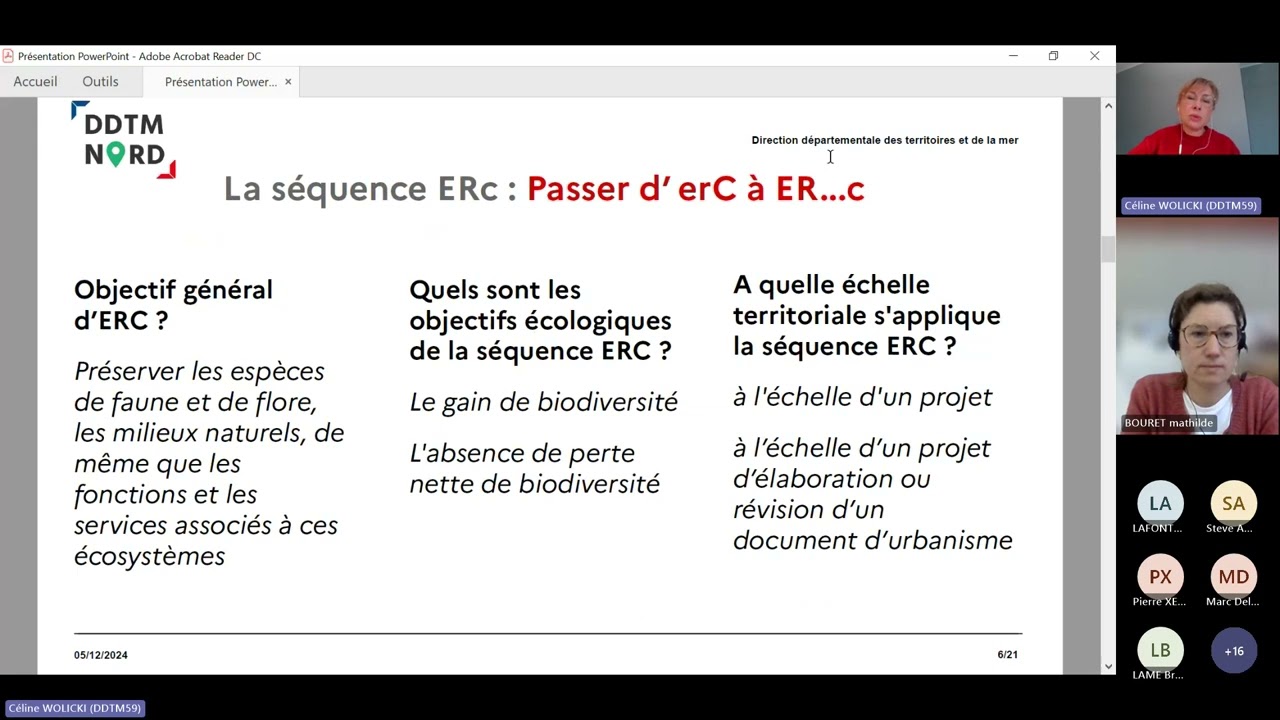 2025 12 05 Webinaire   Réglementation des zones humides Scarpe Escaut