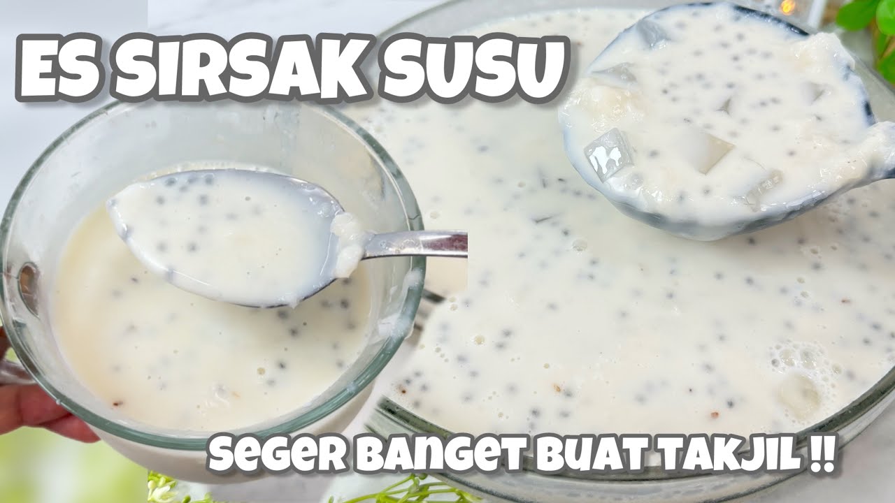 OH TERNYATA BEGINI RESEP ES SIRSAK SUSU ALA ES GAYUNG ITU !! PANTESAN LARIS !!