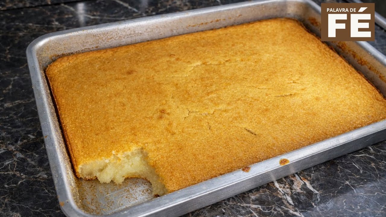 BOLO DE MANDIOCA SUPER FACIL