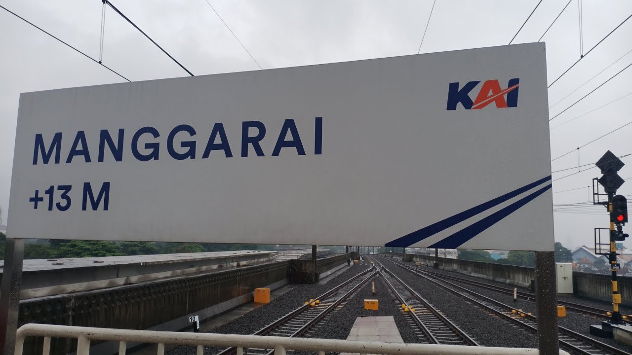 STASIUN MANGGARAI [ATAS - SELATAN] | DAOP 1 JAKARTA ✅✅