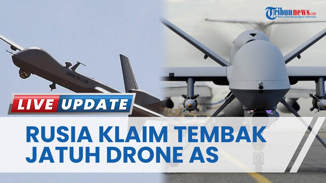 Rusia Klaim Tembak Jatuh Drone AS di Dekat Energodar yang Dipakai untuk Mata-mata dan Misi Sabotase