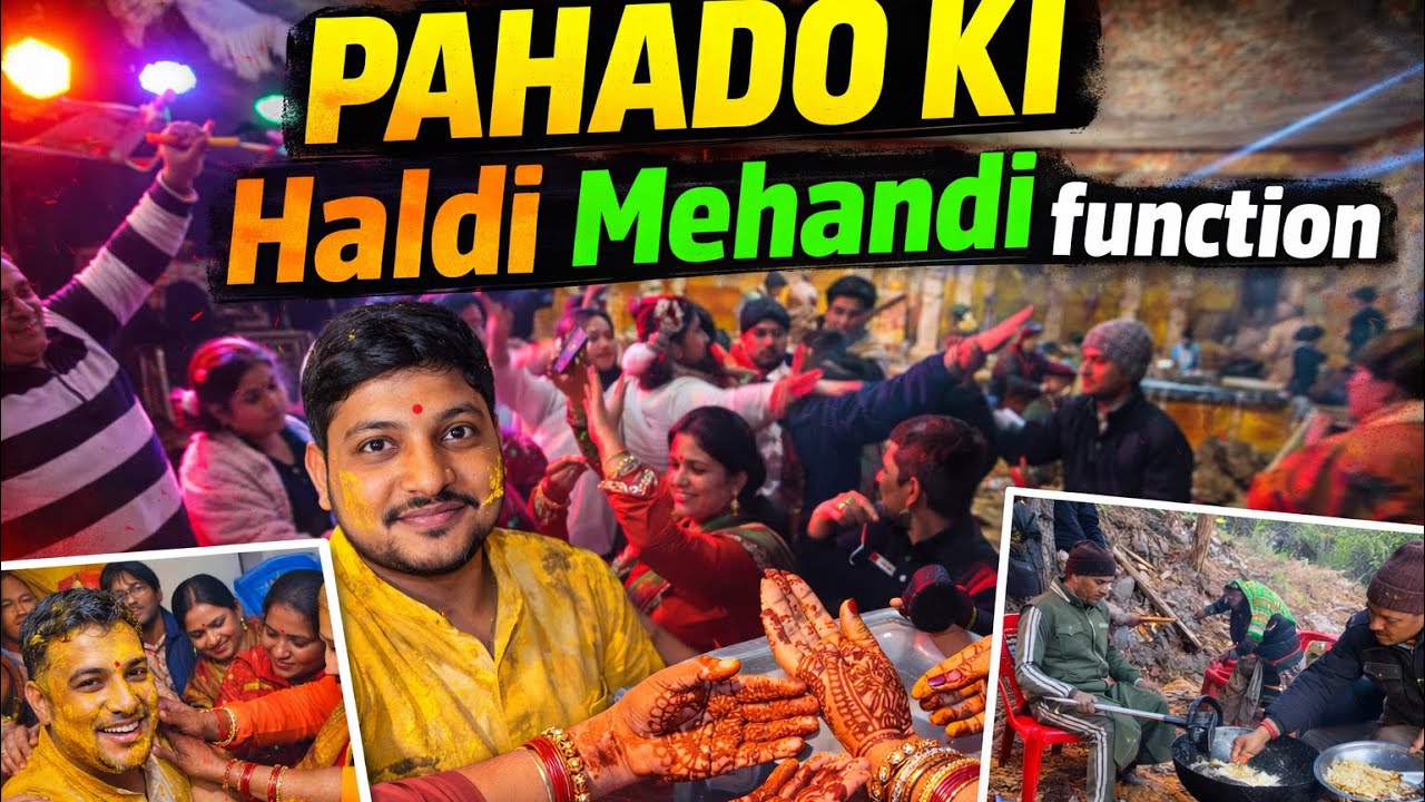 Itni Masti Haldi Mehandi Mein?! 😱 Pahado Ki Shaadi