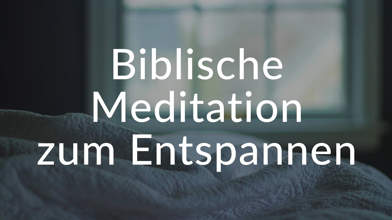 Bei Jesus zur Ruhe kommen | Sanfte Musik, Naturgeräusche & Bibelverse | Biblische Meditation