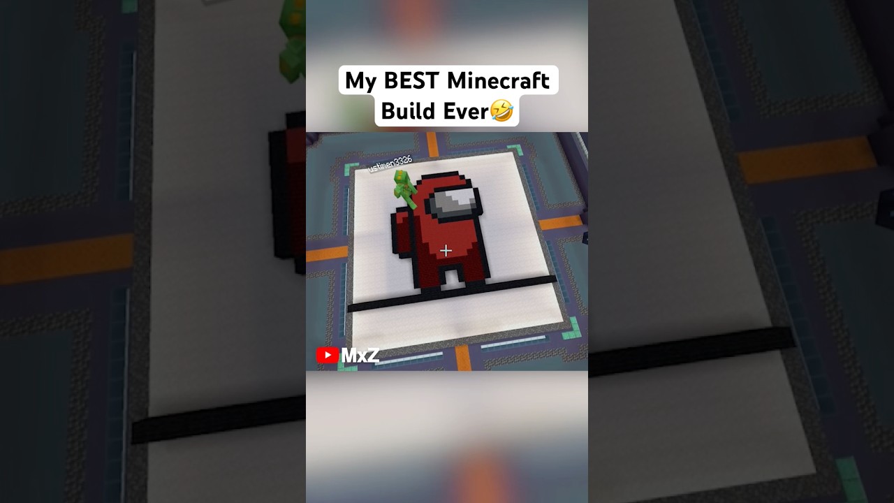 Моя ЛУЧШАЯ постройка в Minecraft за всю историю🤣 #смешно #игры