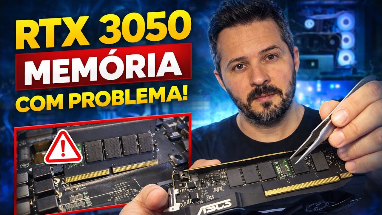 RTX 3050 com Artefatos? Conserto Completo da Placa de Vídeo!