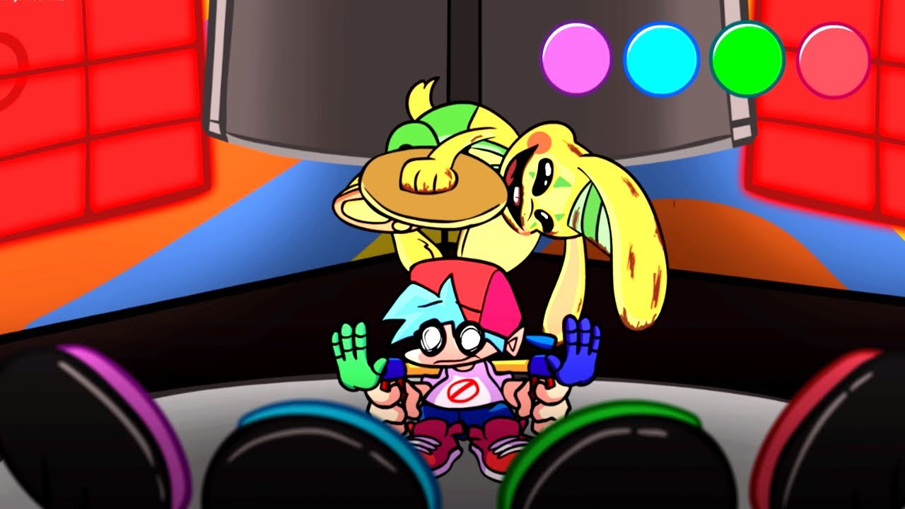 FNF V.S Bunzo Bunny + Mommy Long Legs FULL HORROR MOD (Poppy Funktime Chapter 2)