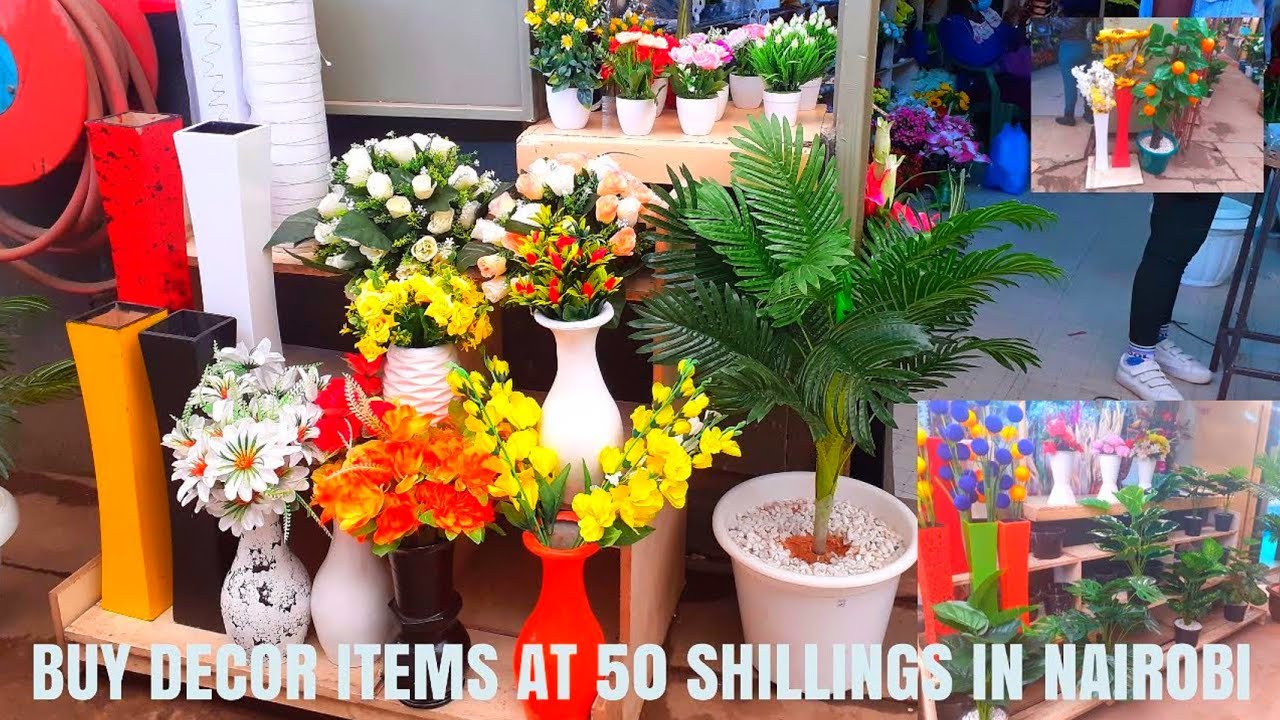 WHERE TO BUY CHEAP DECOR ITEMS IN NAIROBI//FROM AS LOW AS 50 SHILLINGS ,Part 1