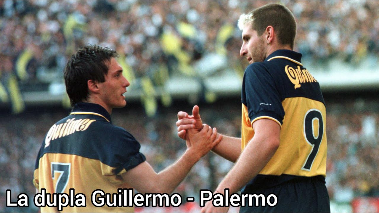 La dupla Guillermo Barros Schelotto - Martín Palermo