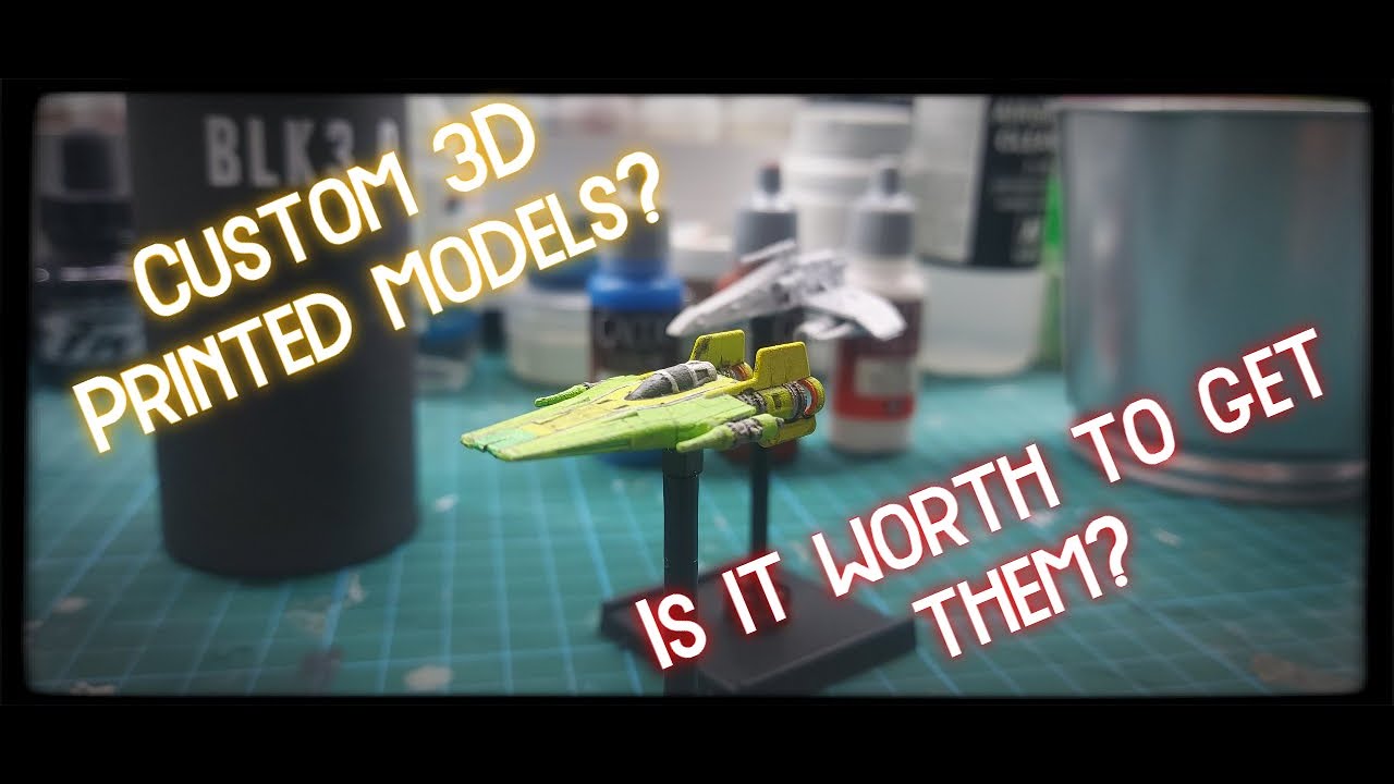 3D Printed Models for X-wing 2.0- Is it worth your money and time? Review