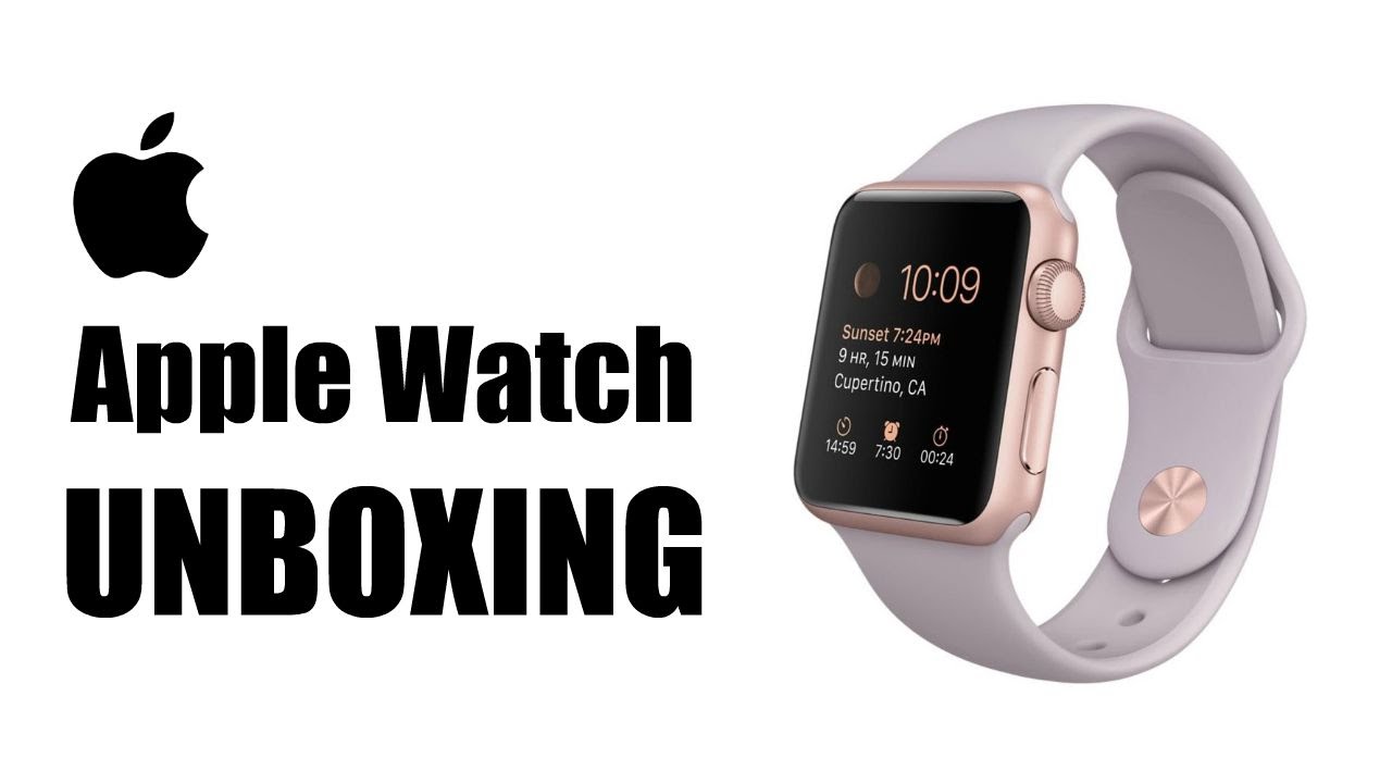Rose Gold Apple Watch Sport - UNBOXING