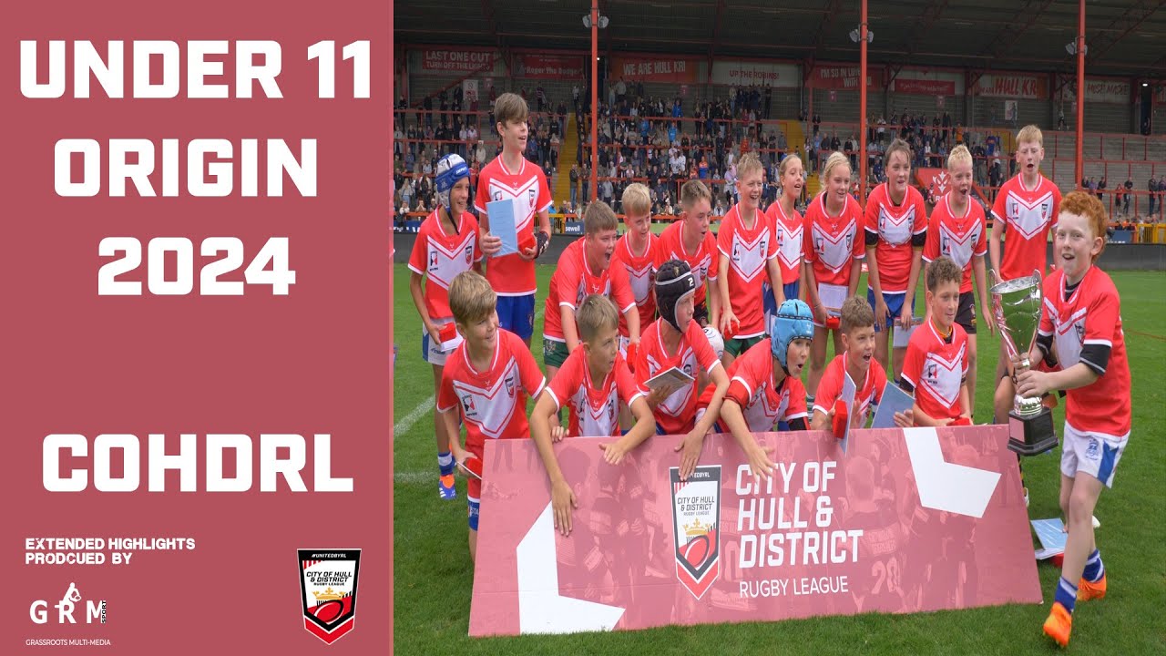 UNDER 11 COHDRL ORIGIN - THE VERY BEST FROM EAST OF HULL TAKE ON THEIR WEST HULL COUNTERPARTS!