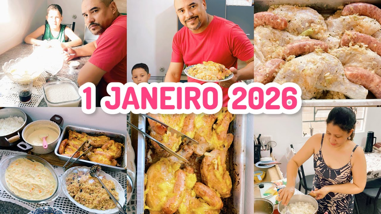 PRIMEIRO ALMOÇO 2026 // TUDO SIMPLES MAS FEITO COM AMOR 