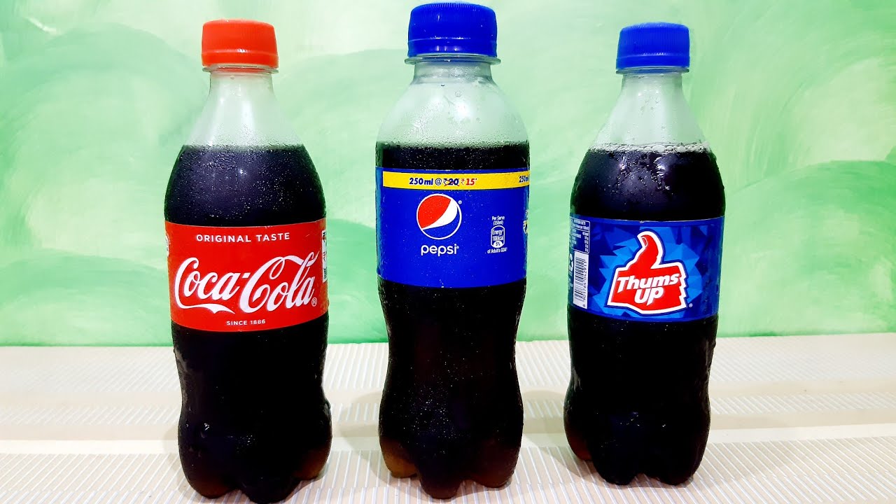 Comparison : Cocacola Vs Pepsi Vs Thumsup #pepsi #cocacola #thumbsup #colddrink
