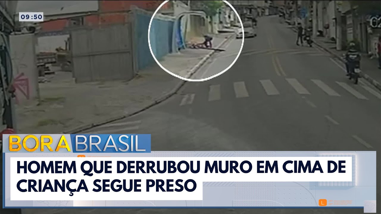 Crian&ccedil;a de quatro anos morre ap&oacute;s queda de muro em SP | Bora Brasil