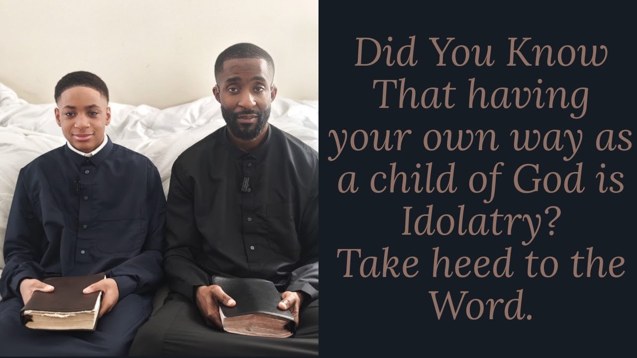 Having our own way can distance us from God!