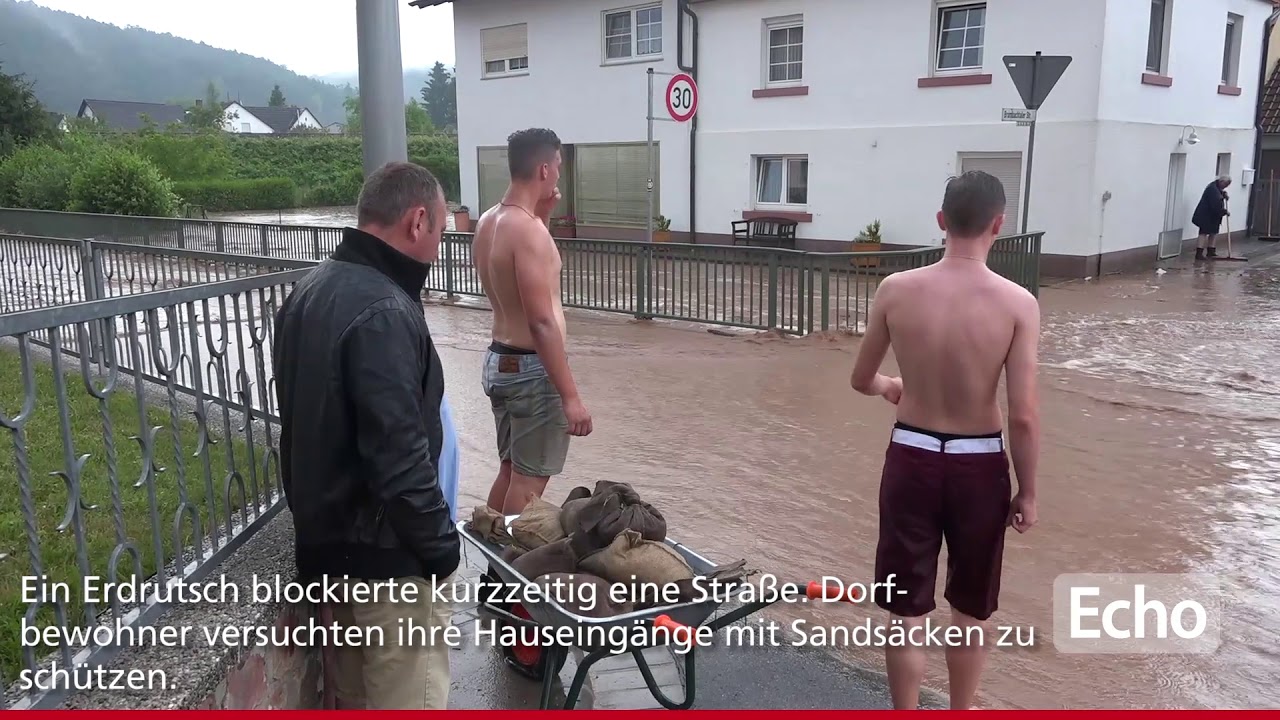 Unwetter im Odenwaldkreis
