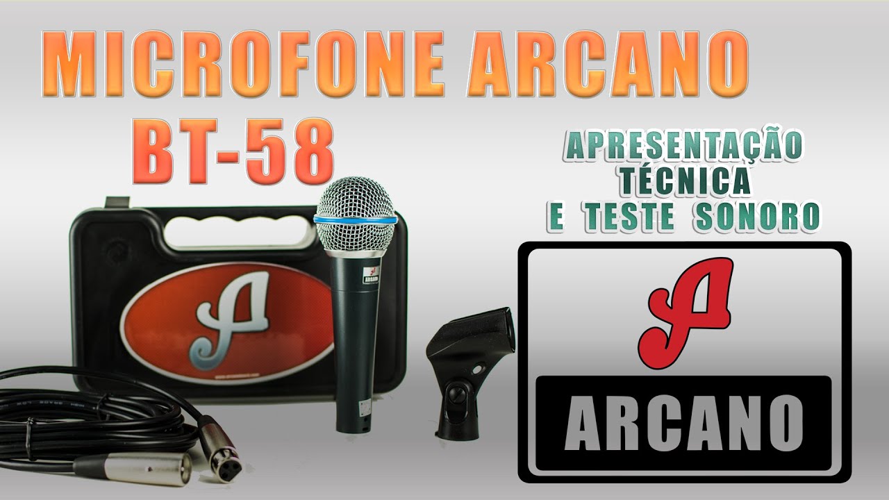 MICROFONE ARCANO BT-58  - Artebits Produções