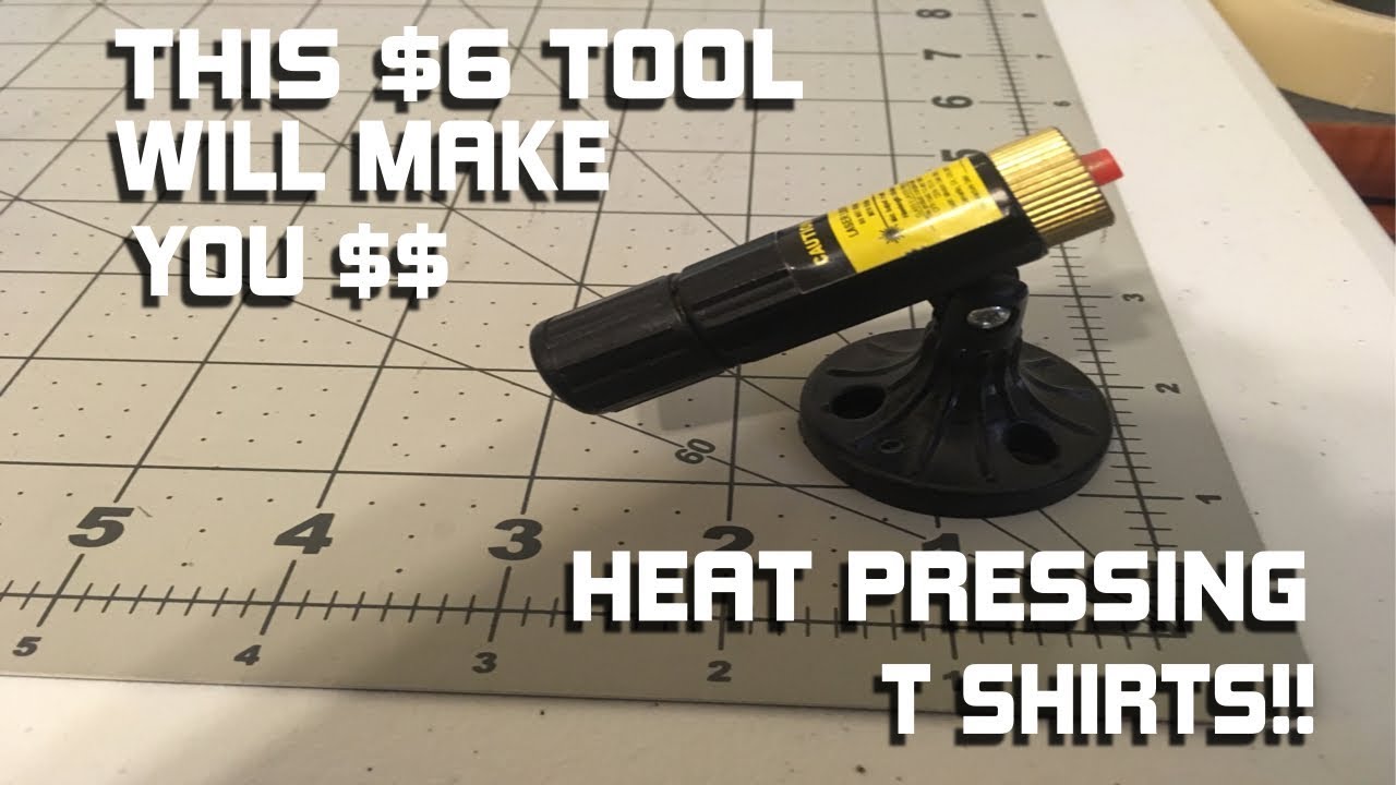 Heat Transfer Laser Guide! - This $6 DIY Tool is BETTER Than The Tee Square Tool