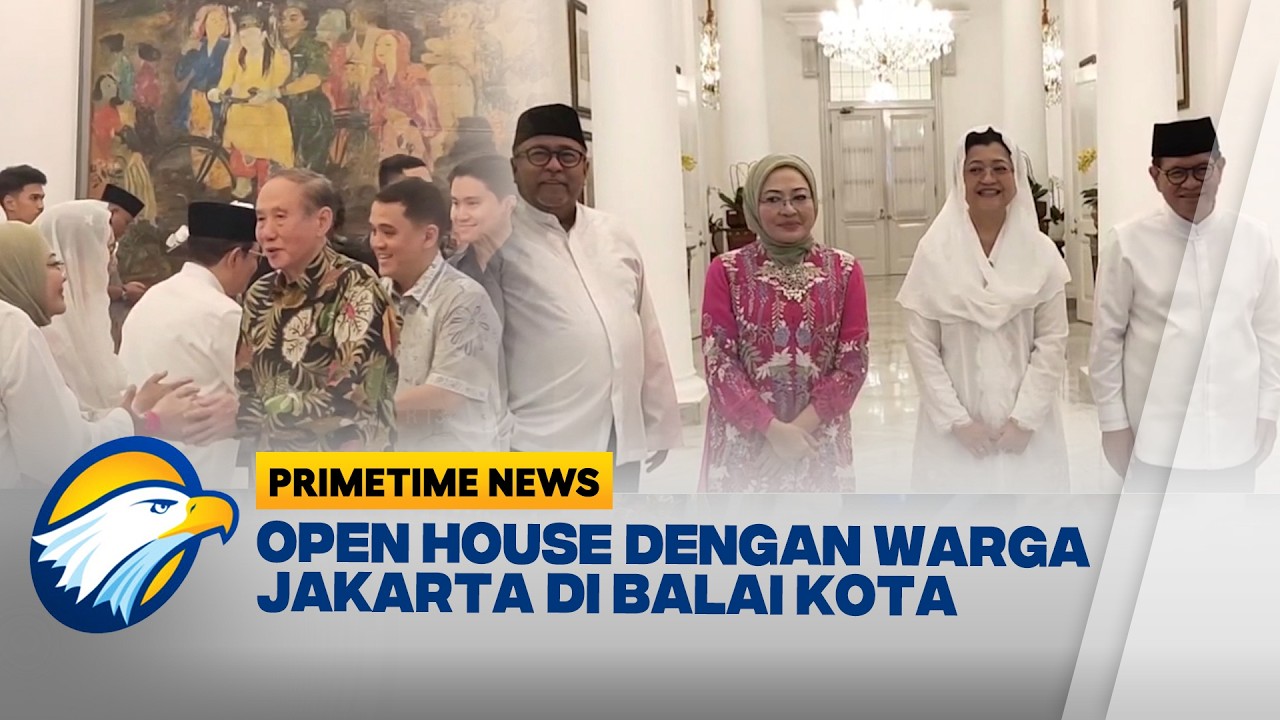 Sapa Warga Jakarta, Pramono Anung dan Rano Karno Gelar Open House di Balai Kota - [Primetime News]