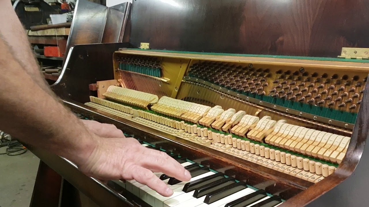 Small Kemble Piano In Dark Mahogany Case  - Including Local Delivery