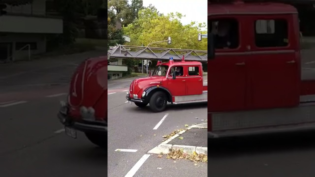 Magirus Deutz Rundhauber Drehleiter Oldtimer Feuerwehr