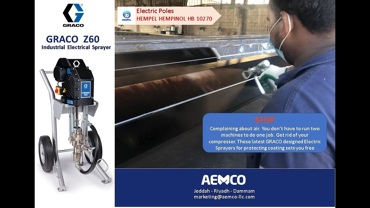 GRACO Z60 Spraying Hempinol HB by AEMCO