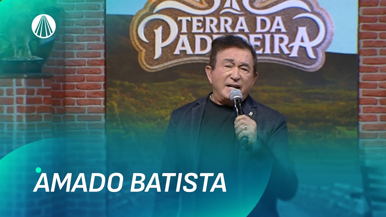 Amado Batista canta seus sucessos no palco da TV Aparecida | Terra da Padroeira