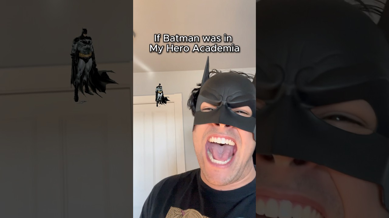 If Batman was in My Hero Academia #batman #deku #dc #myheroacademia