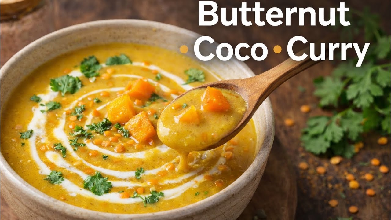 Velouté de Butternut coco curry 🍛 🍛 