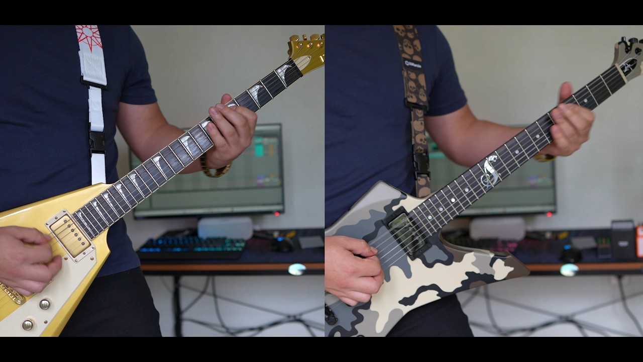 The God That Failed – Metallica Cover  ESP Snakebyte Camo + LTD KH V