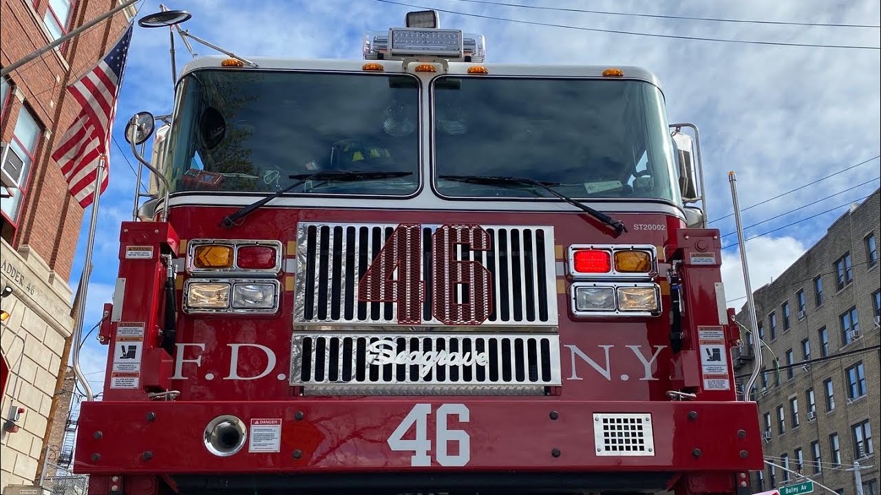 **BRAND NEW** 2020 TOWER LADDER 46, WHICH IS THE 1ST DELIVERED, FROM THE NEW INCOMING SEAGRAVE BATCH