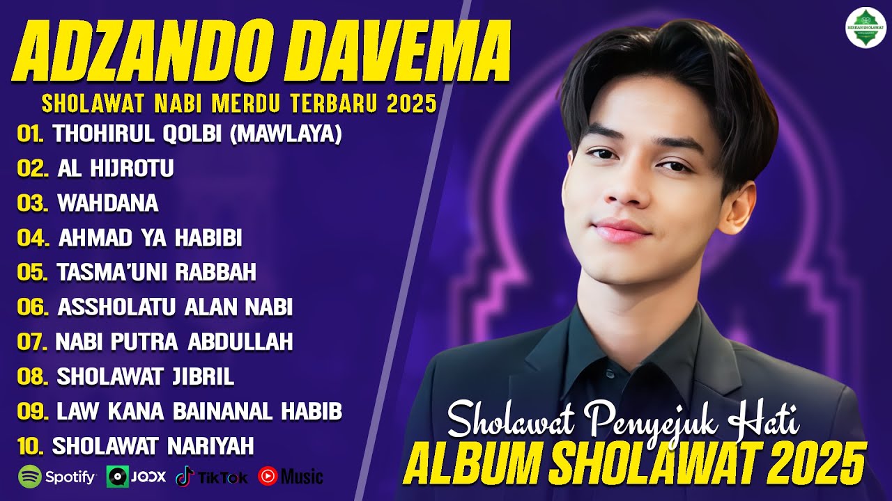 THOHIRUL QOLBI - ADZANDO DAVEMA FULL ALBUM (LIRIK) AL HIJROTU - SHOLAWAT NABI MERDU TERBARU 2025