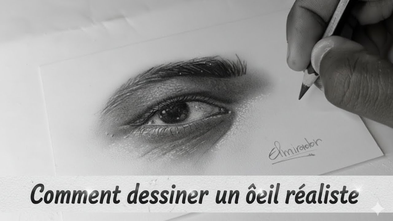 Comment Dessiner un Œil Réaliste au Fusain | Tutoriel Simple et Puissant