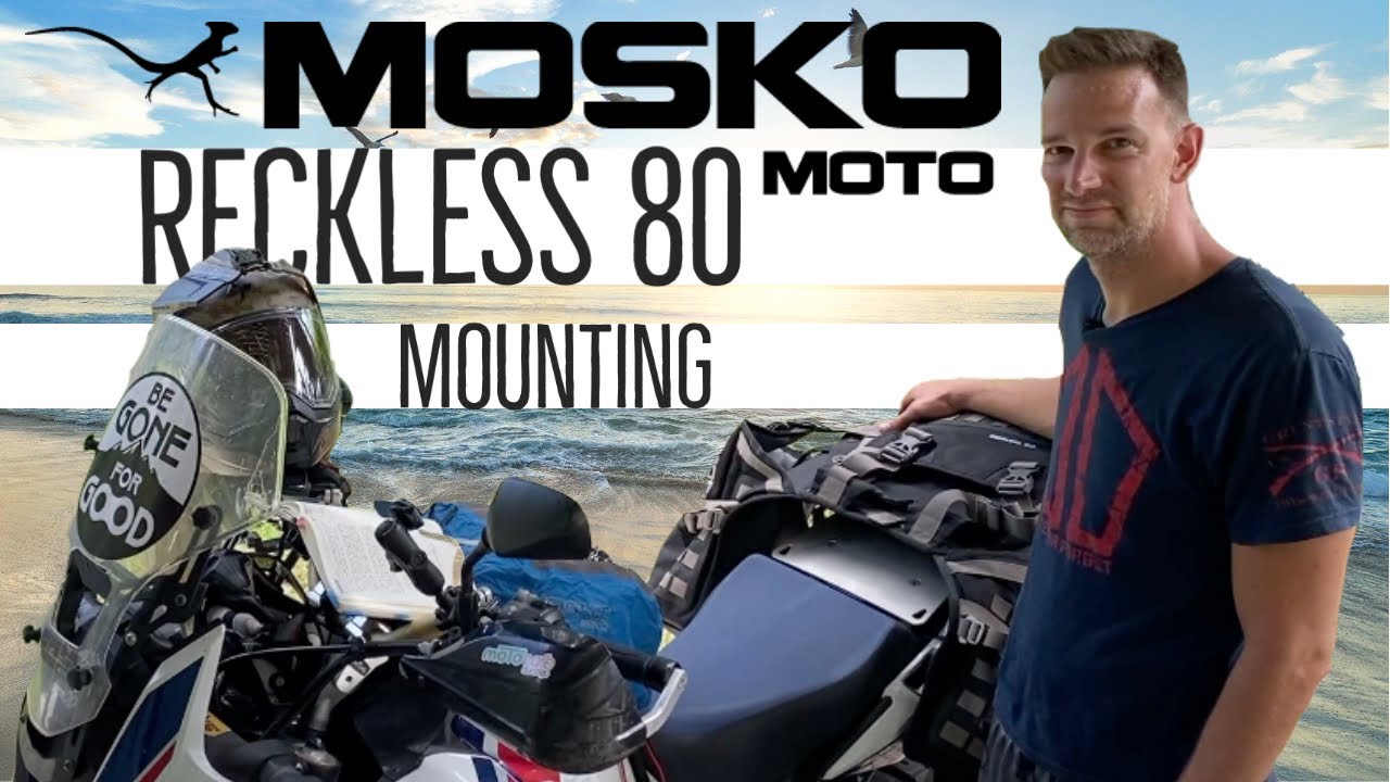 Mosko Moto Reckless 80 Mounting on the Africa Twin