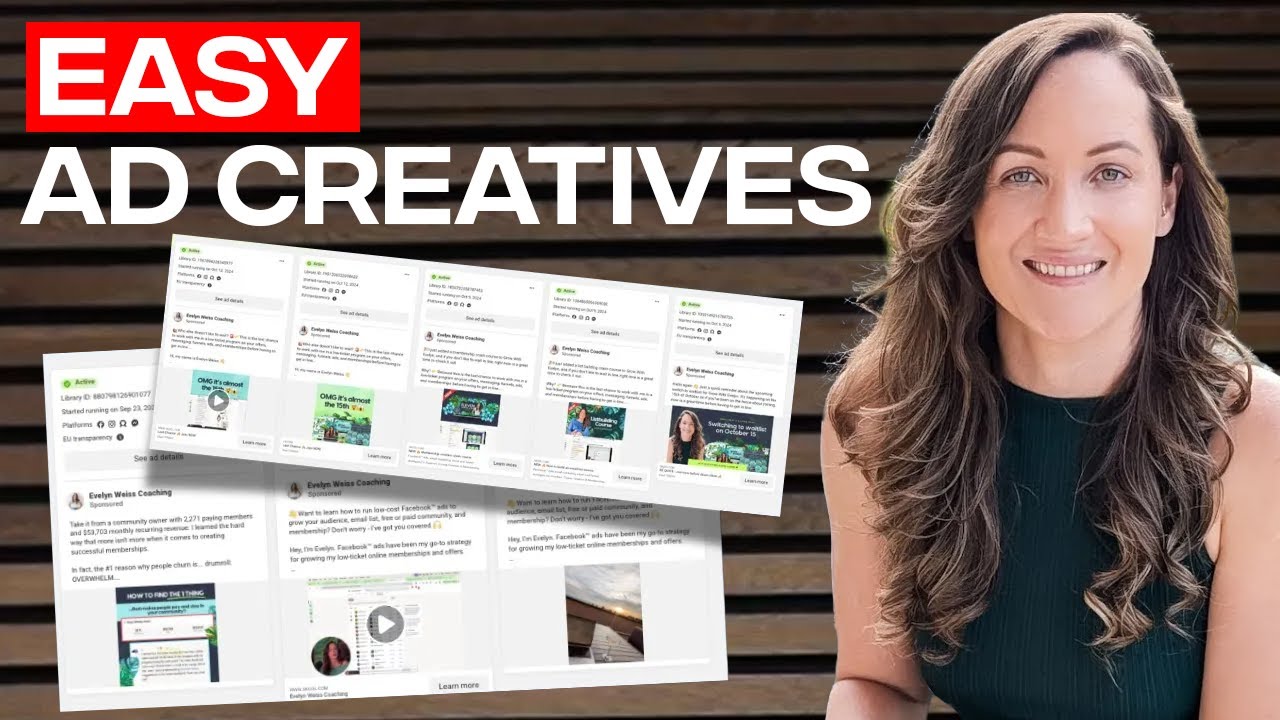 Easy Ad Creatives For Coaching, Courses And Memberships