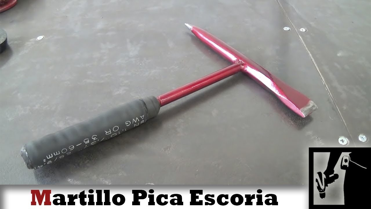 Martillo Pica escoria Casero Para Herreria