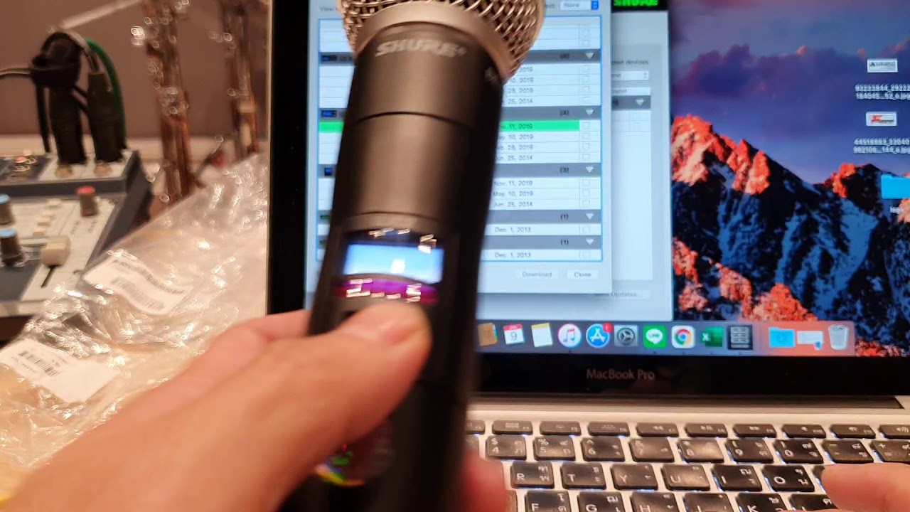 [set up] Firmware update Shure ULXD  อัพเดทเฟิมแวร์ ไมลอย Shure ULXD