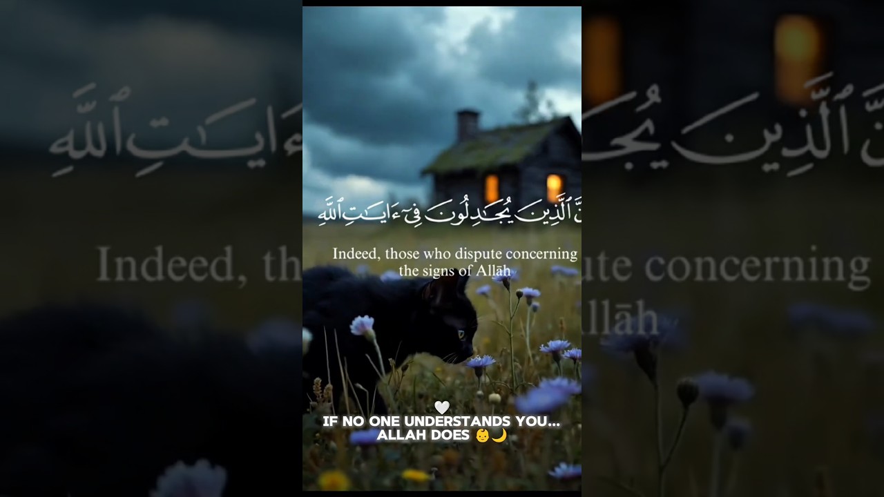 🤍 When Your Heart Feels Lonely, Let Quran Comfort You 🐈🌙