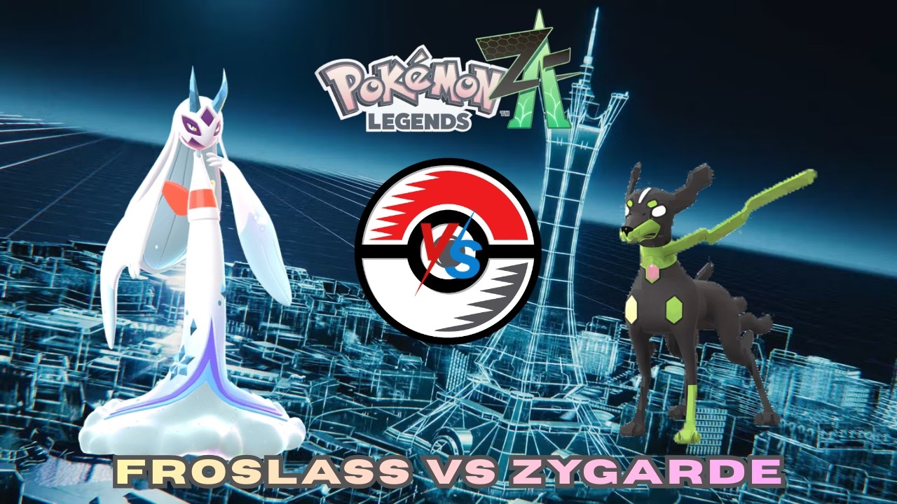 Frosslass (ALPHA+SHINY) VS Zygarde (ALL FORM)