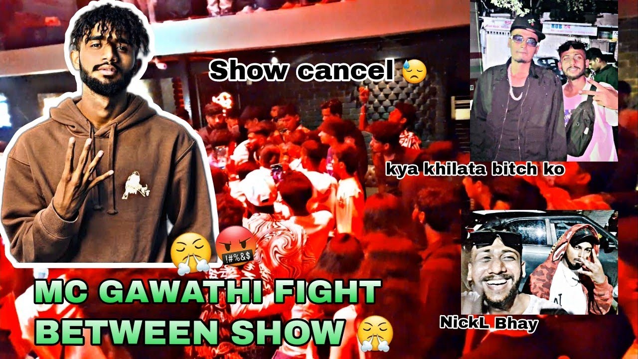 MC GAWTHI FIGHT 💪 SHOW BAND | VLOG  #rap #show #mumbai #thane McGawthi , McGawthi Fight