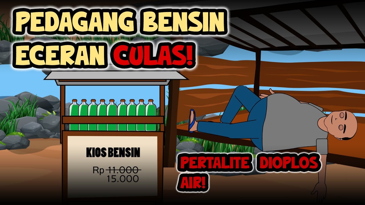 PEDAGANG CULAS! - PERTALITE DIOPLOS AIR || KOMPILASI AZAB PEDAGANG CULAS FULL MOVIE