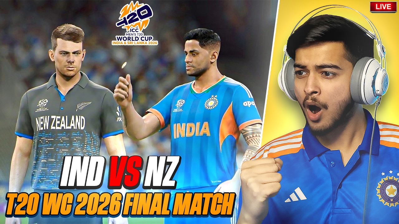 INDIA VS NEW ZEALAND T20 WC 2026 FINAL MATCH | KRRISH GAMING IS LIVE