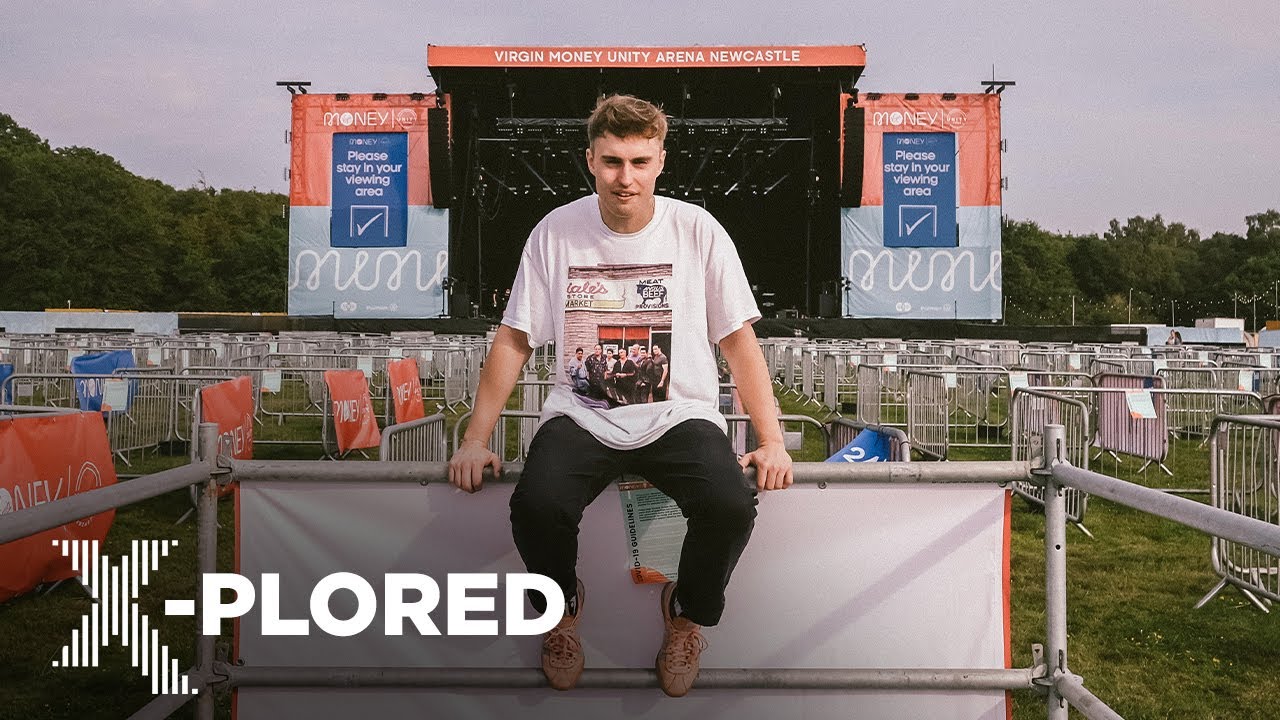 Sam Fender takes inside the UK's first socially distanced music venue | X-PLORED | Radio X