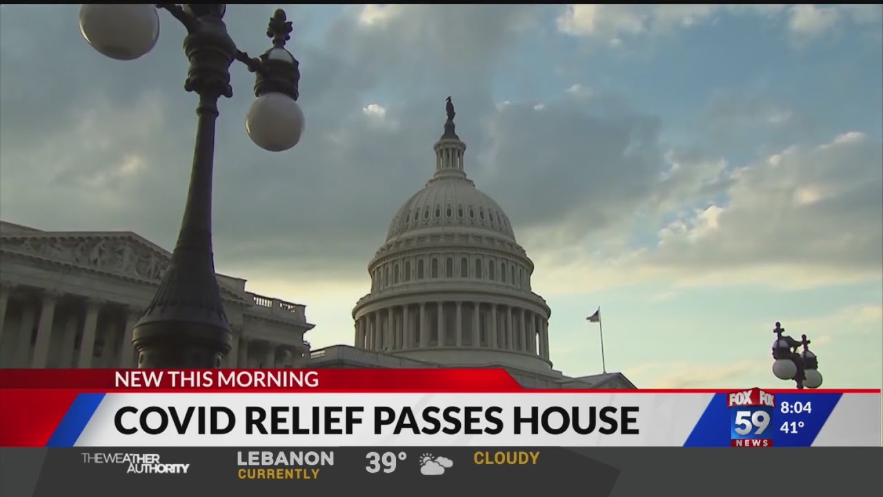 House passes $1.9 trillion COVID relief package in near party-line vote